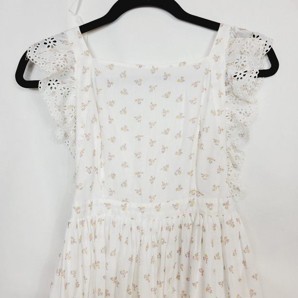 Ulla Johnson floral open back midi dress - Picture 3 of 14